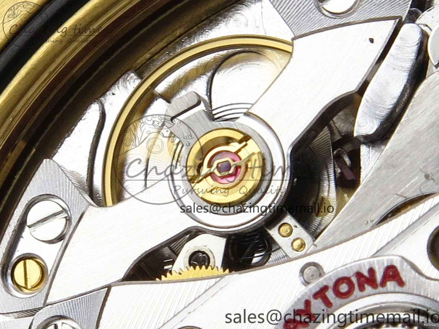 MiroTime 0123 TimelessDesign Daytona 126508 APSF 1:1 Best Edition Black Dial on YG Braclet SH 742